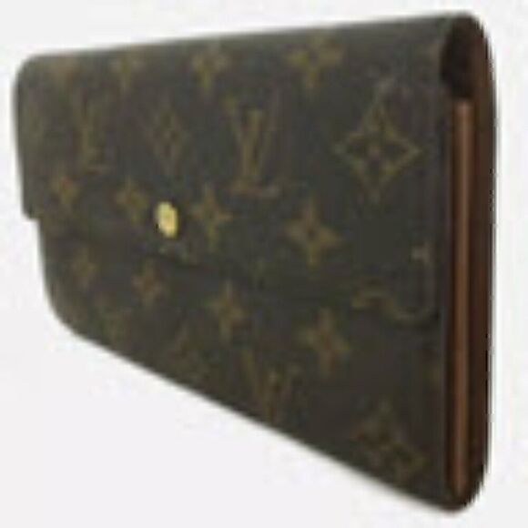 Louis Vuitton Monogram Portefeiulle Sarah Long Bifold Wallet Brown/3BA0446 - Picture 7 of 8